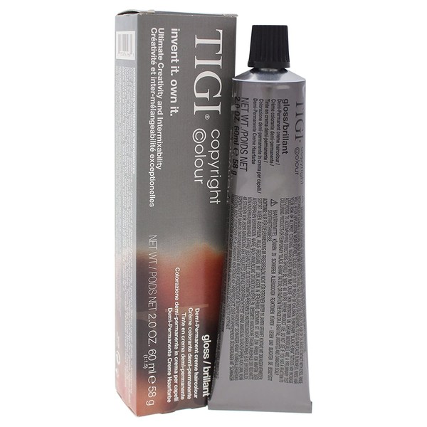 TIGI Colour Gloss Creme Hair Color for Unisex, No. 6/6 Dark Red Blonde, 2 Ounce