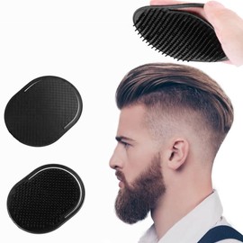 WARESHARK Hand Pocket Men Hair Soft Comb Brush Portable Scalp Massager Palm Size for Home Travel Office