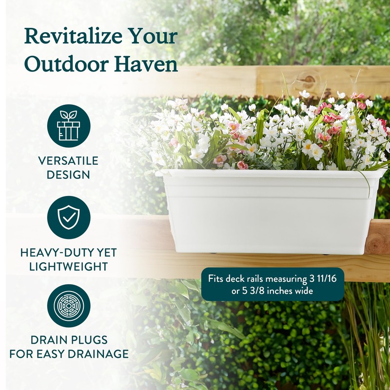 The HC Companies 24 Inch Wide Heavy Duty Plastic Deck