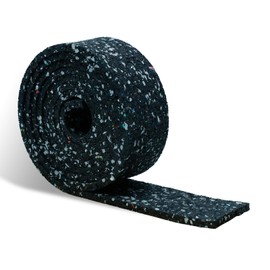 CCLIFE Patio Pads Roll 2 m Building Protection Mat Rubber Granulate 50 x 6 mm Waterproof Non-Slip Shockproof Noise Dampening