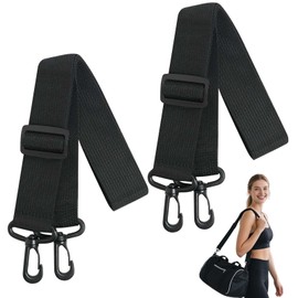 Shoulder Strap Bag Strap Replacement Adjustable Nylon Shoulder Strap with Hooks 35mm Wide, 75–135cm Length Non-Slip, Comfortable, Durable, For Messenger Bags, Laptop Bags, Travel Use