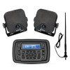 Herdio Marine Radio and Speakers Bluetooth System,Car AM/FM Radio Stereo