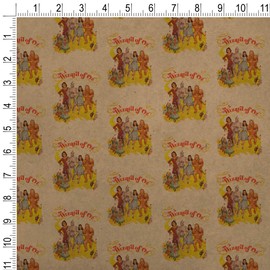 The Wizard of Oz Yellow Brick Road Premium Kraft Roll Gift Wrap Wrapping Paper