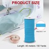 PATIKIL Elastic Bands 6mm x 45 Meters, Polyester Flat Elastic