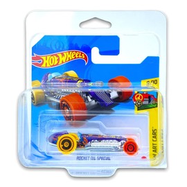 Hot Wheels Rocket Oil Special (Purple/Orange/Yellow) 9/10 HW Art Cars 2021-158/250 (Short Card) *** COMES IN A KLAS CAR KEEPER PROTECTIVE COLLECTORS CASE *** GRY37