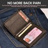 FOXHACKLE Airtag Wallet Slim Minimalist Leather Credit Card Holder for