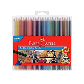Faber Castell Classic Colour Pencils Sets | 24 Colours