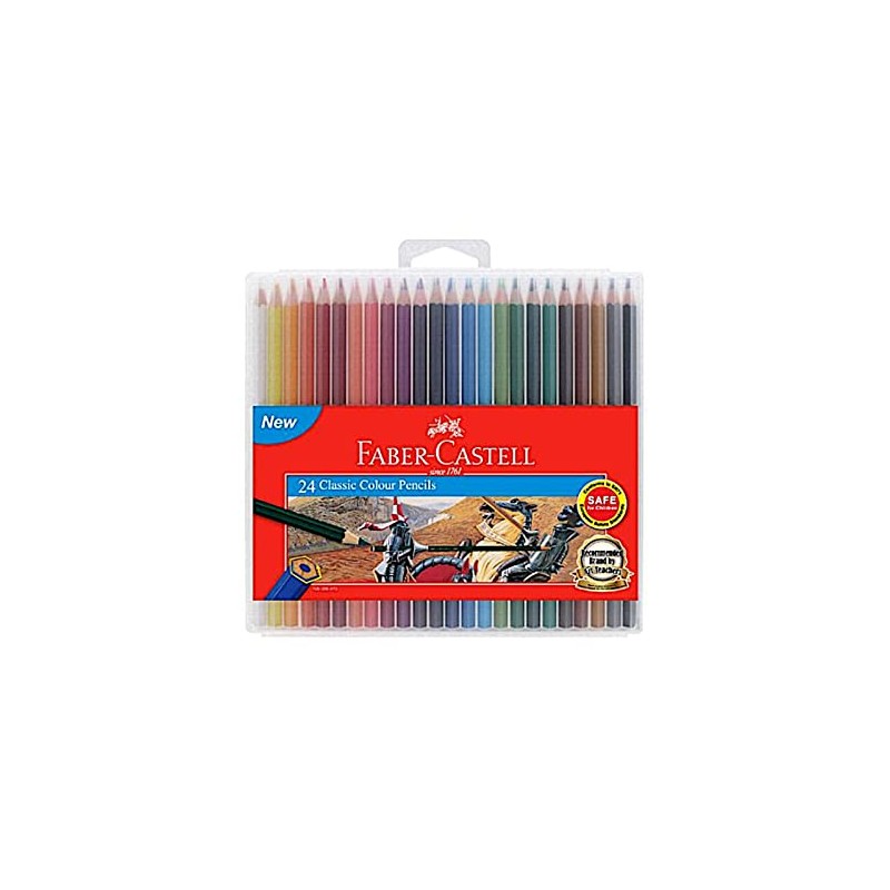 Faber Castell Classic Colour Pencils Sets | 24 Colours