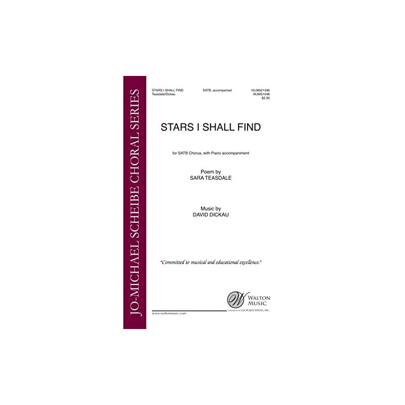 Stars I Shall Find - SATB DIVISI Choral Sheet Music