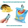 Ecurfu 12 Pack Chip Clips, Magnetic Bag Clips with Airtight