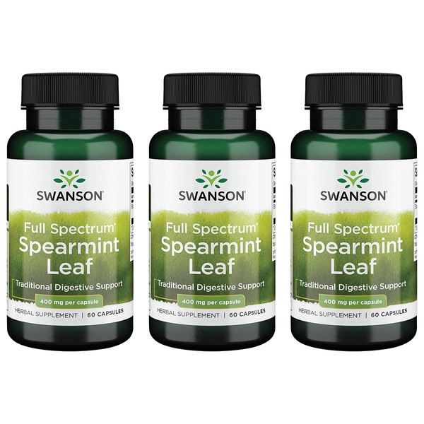 Swanson Swanson Spearmint Leaf (Mentha Spicata)-Full Spectrum Herbal Supplement Supporting