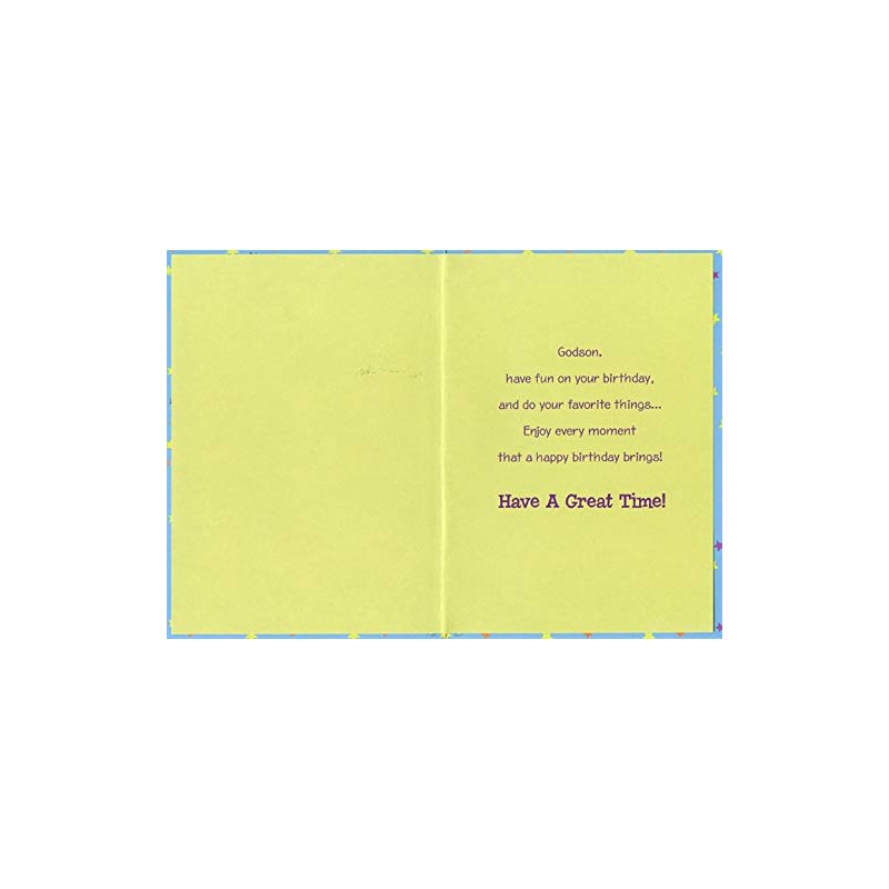 Rockets and Robots - Designer Greetings Birthday Card for Godson