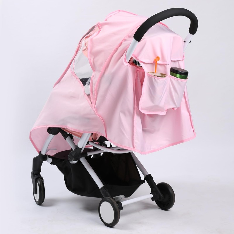 Universal Stroller Rain Cover Windproof Waterproof Dustproof Windproof Cold Resistant