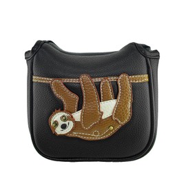 CHEZBABY Sloth PU Leather Mallet Putter Head Cover