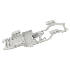 ZXYRC TRX4M Integrated Metal Chassis Frame Kit for 1/18 RC Crawler TRX4-M Upgrade Part Accessories (Silver)