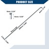 Hihaha Bicycle Steel Spokes 14G Bike Spoke 220mm Length with