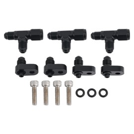 maXpeedingrods AN4 LS Coolant Crossover Steam Vent Kit, LS Stainless Coolant Crossover Steam Vent Kit Fit for LS Engines LS1 LS2 LS6 LM7