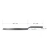 HAWOK Cast Iron Griddle, Dia.9.5", Comal Round Pan, Perfect for