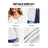 VIISHOW Open Front Cardigan Sweaters for Women Trendy Button Down