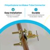 Eastman Ice Maker Installation Kit with Brass Inserts, 1/4 Inch