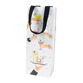 Caspari Aperitivo Wine & Bottle Gift Bags - 4 Bags