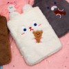 Plush Tablet Bag for Girls Cute Pattern Multiple Protection Lightweight