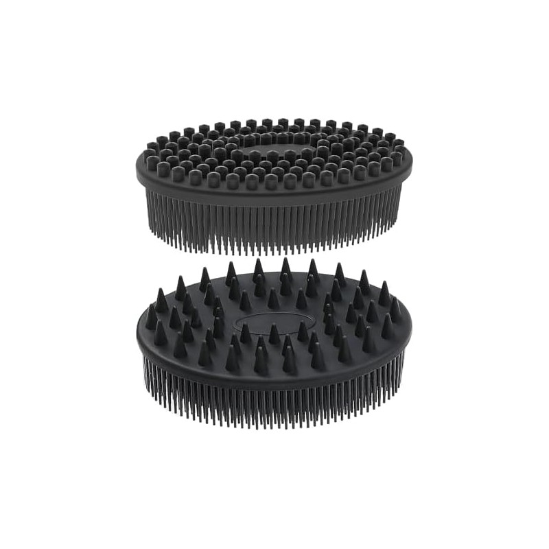 2 Piezas Cepillo Corporal de Silicona, Estropajo Corporal de Suave