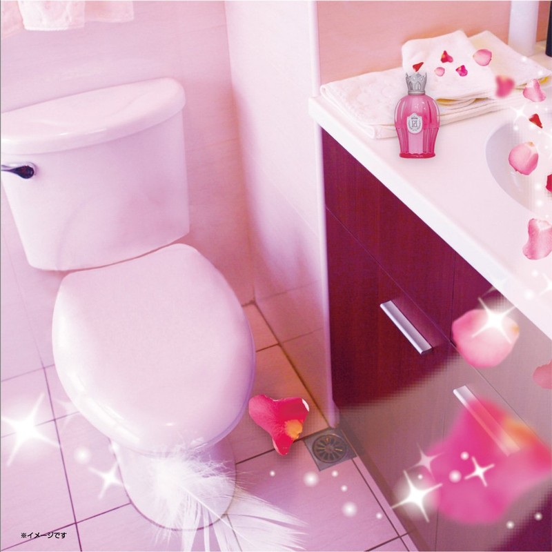 Sawaday Pink Deodorizing Air Freshener for Toilet Refill Wedding Flower