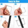 Aemygo 40 Pcs Square Coupler Pin 1/4 Inch Safety Shaft