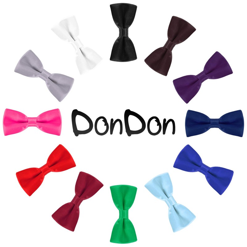 DonDon Elegant Children's Bow Tie with Adjustable Length 9 x