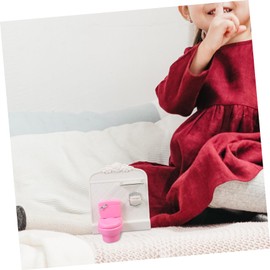 HEMOTON Mini Toilet Mini Dollhouse Decoration Tiny Toilet Miniature Scene Models Accessories for Dollhouses Toilet in Scale 1:12 Accessories for Miniature Dollhouses Toy ABS