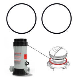 2pcs Pool Lid O-Ring for CLX200K, Black Pool Chlorinator O-Ring Seal Gasket Replacement Parts Compatible with Hayward CL200/CL220