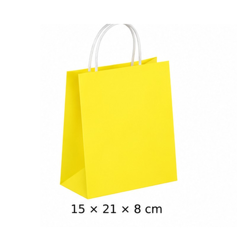 Kraft Paper Gift Bags with Handles for Party Favors –