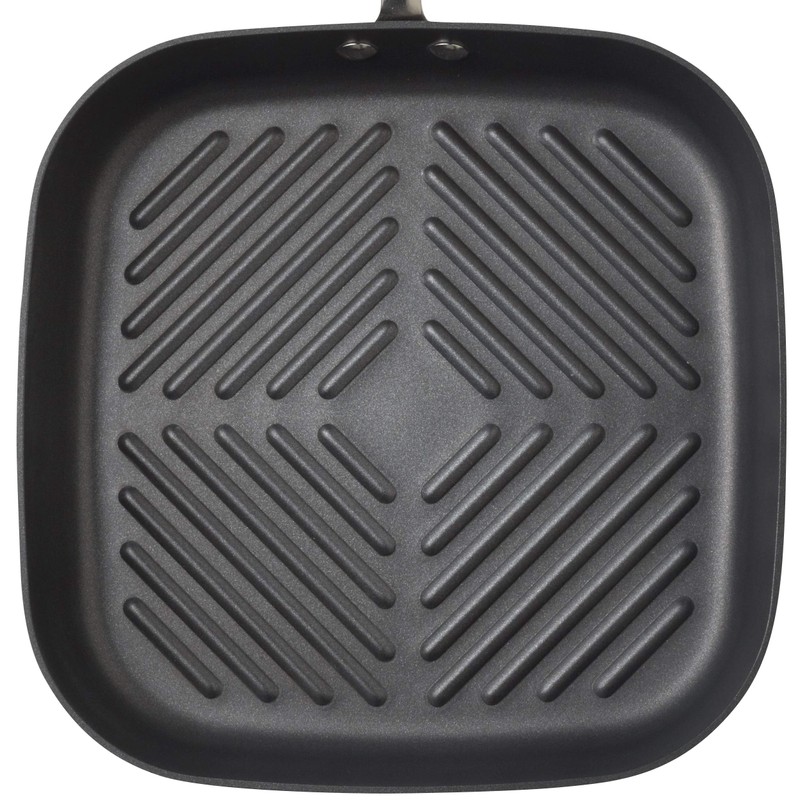Hard Anodized Nonstick Square Stovetop Grill Pan