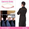 DEDU Suit Hangers for Men 20 Pack, Sweater Hangers No