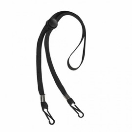 Neck Mask Strap, Ear Saver & Mask Holder Portable Mask Strap 1 - Black 9ea