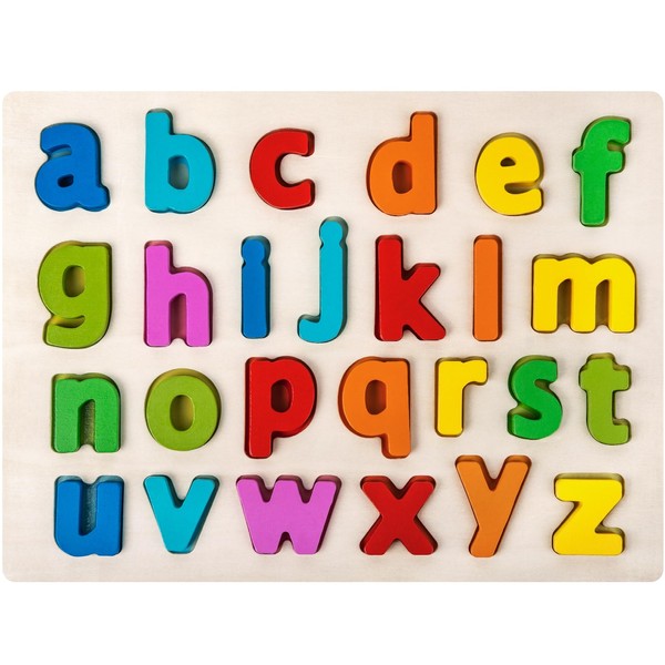 Alphabet Puzzle Wooden Puzzles for Toddlers 3 4 5 Year