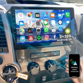 ESSGOO Apple Carplay GPS  For Toyota Tundra 2007-2013 Sequoia 2008-19 Car Stereo FM Cam