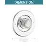 Shower Faucet Trim Kit Compatible with Moen Fit Chateau Valve