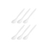 Egg Spoon 6pcs. Plastic mb