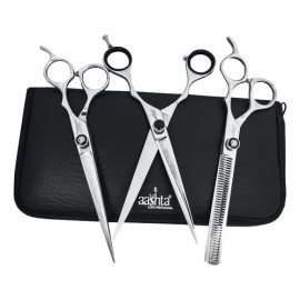 Estuche Tijeras Peluquero Prof. 7 A. Inoxidable De Pakistan