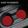 MEAJOO 4PCS Car Cup Holder Coaster, Non-Slip Cup Holders Embedded