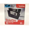 Imation MF2HD10P (IBM)-O 3.5 Inch Floppy Disk, DOS/V Formats, 10