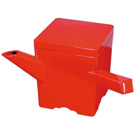 Fukui Craft 15158830 Shingenroku Square Hot Water Bottle (Large) Vermilion