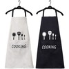 Hivory Kitchen Bib Apron - 2 Pack - Waterproof and