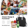 Lunch Bags for Women Men with Adjustable Strap Insulated Lunch