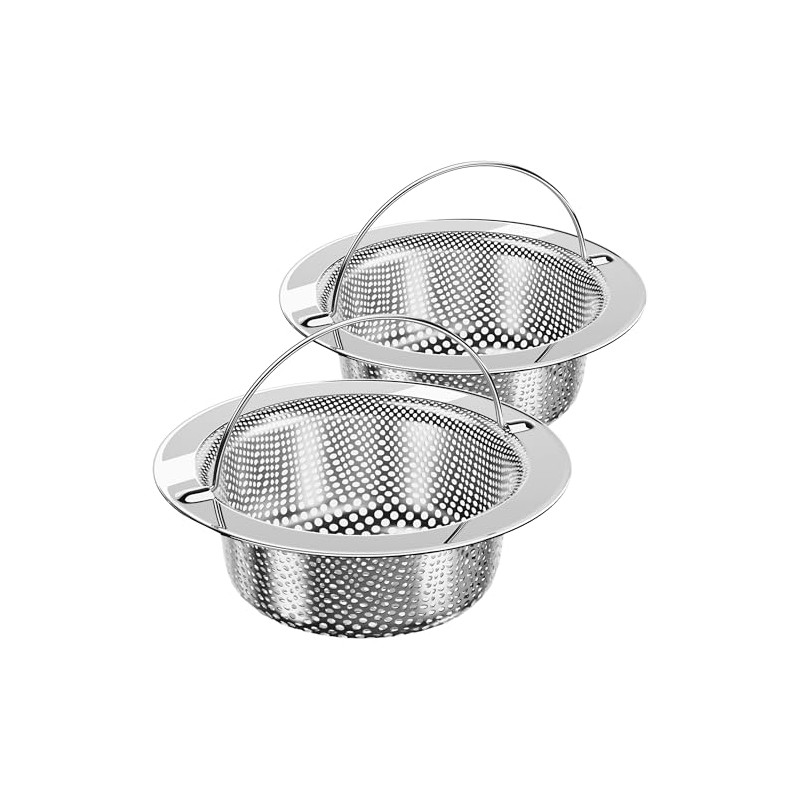 MR.SIGA Kitchen Sink Strainer, Stainless Steel Sink Drain Strainer, Dishwasher