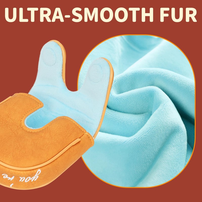 LZFAN Golf Putter Covers DF3 Mallet Putter Headcover Driver Fairway