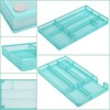 Annova Desk Organiser Storage Box with 6 Compartments Metal Mesh