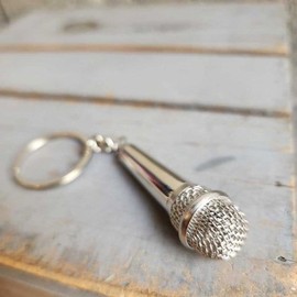 귀여운 노래 마이크 키링 (WFJLNJZ) Cute Singing Microphone Keyring (WFJLNJZ)